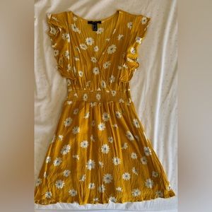 Sunshine yellow mini dress